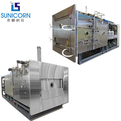 China 10sqm 100kgs Commercial Freeze Drying Equipment , Food Vacuum Freeze Dryer supplier