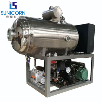 China 500kg Capacity Industrial Lyophilizer , Rotary Freeze Dryer Chamber Design supplier