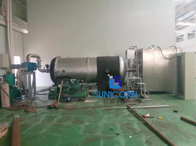 High Efficiency Large Freeze Dryer , 50sqm 500kgs Floral Freeze Dryer